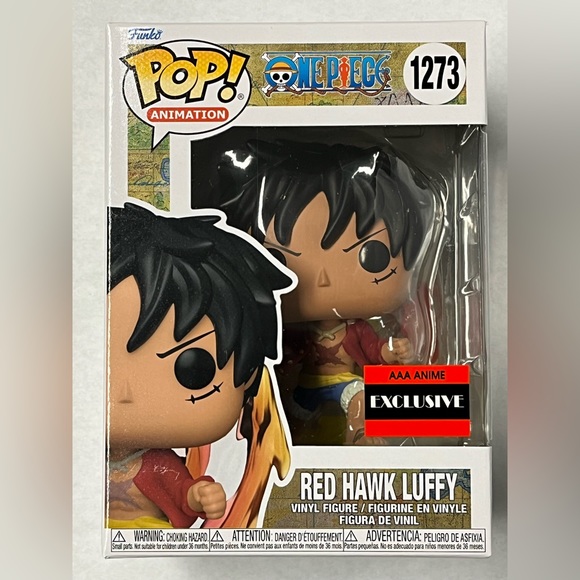 Funko Other - Funko Pop One Piece Red Hawk Luffy AAA Anime Exclusive